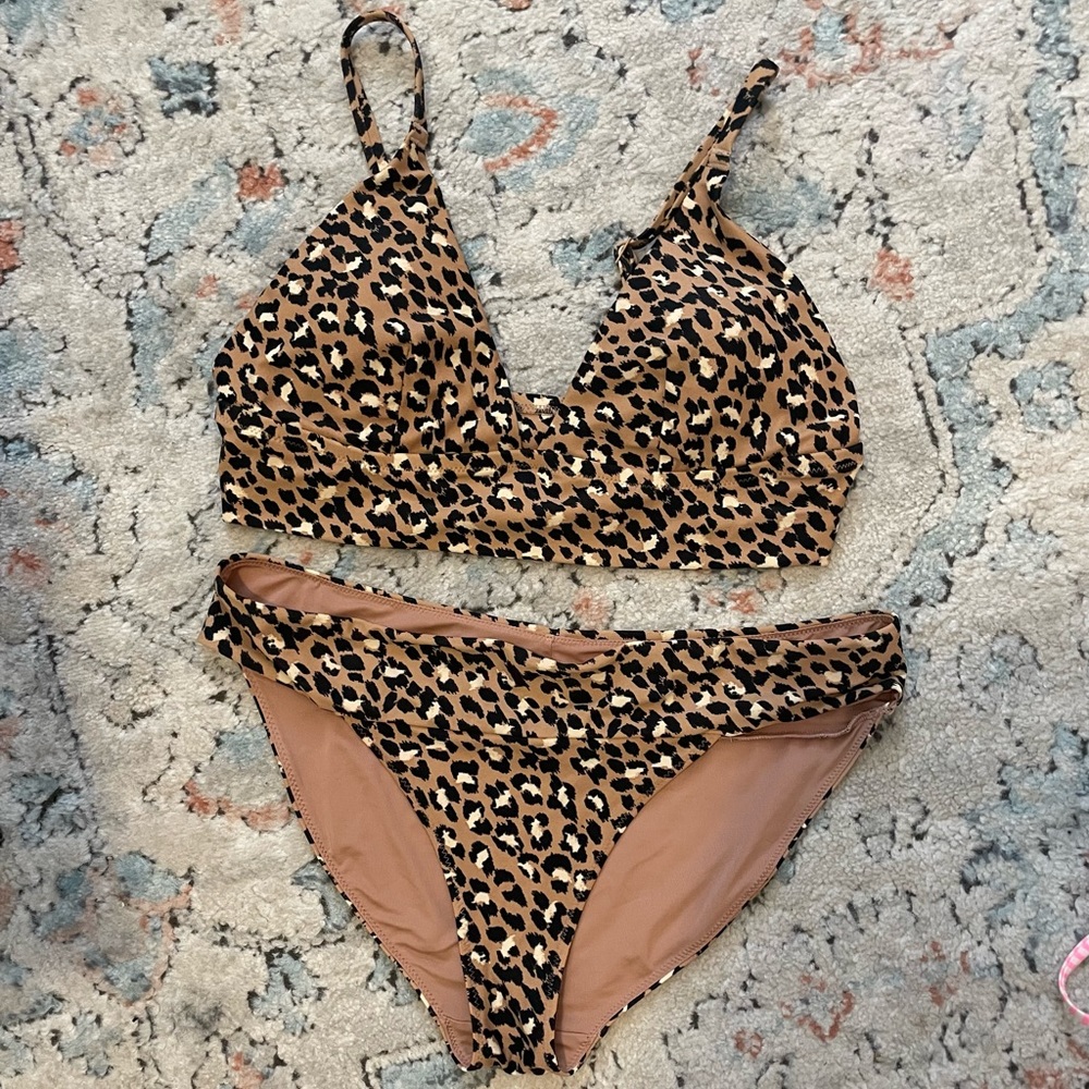 Aerie Cheetah Print Bikini
